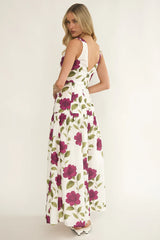 Begonia Drop Waist Maxi Dress Allegra Floral