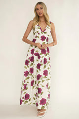 Begonia Drop Waist Maxi Dress Allegra Floral